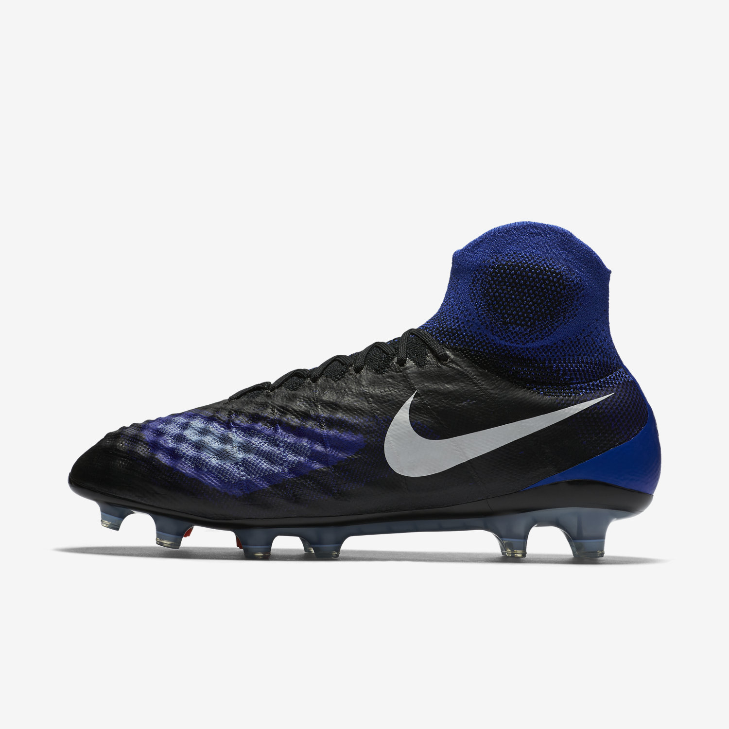 ποδοσφαιρικα παπουτσια ανδρικα Nike Magista Obra II FG μαυρα/μπλε/ασπρα 81048583FU